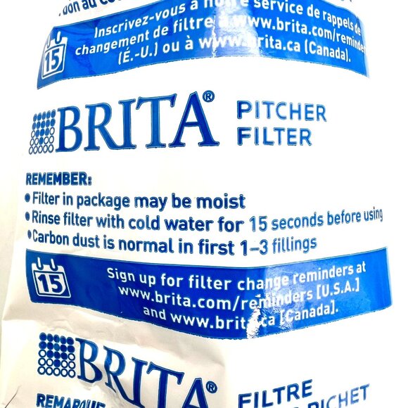 Brita Replacement Pitcher Dispenser Water Filter Pack Of 5 - Picture 4 of 6